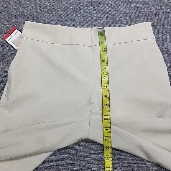 Hilary Radley Womens Pull On Dressy Pants with Pockets Medium Size Light Sand - Picture 3 of 9